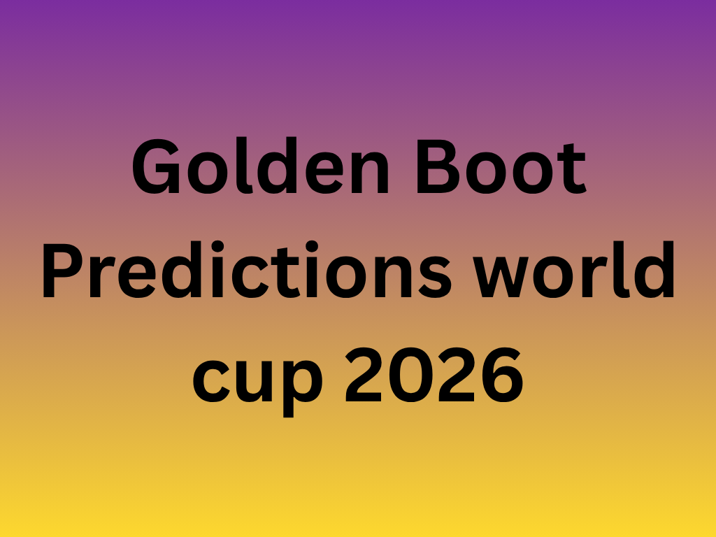 Golden Boot Predictions world cup 2026