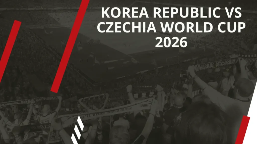 Korea Republic vs Czechia World Cup 2026